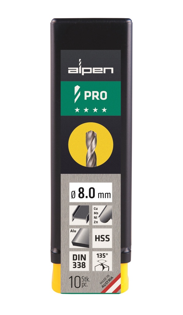 Alpen Pro Metaalboor box