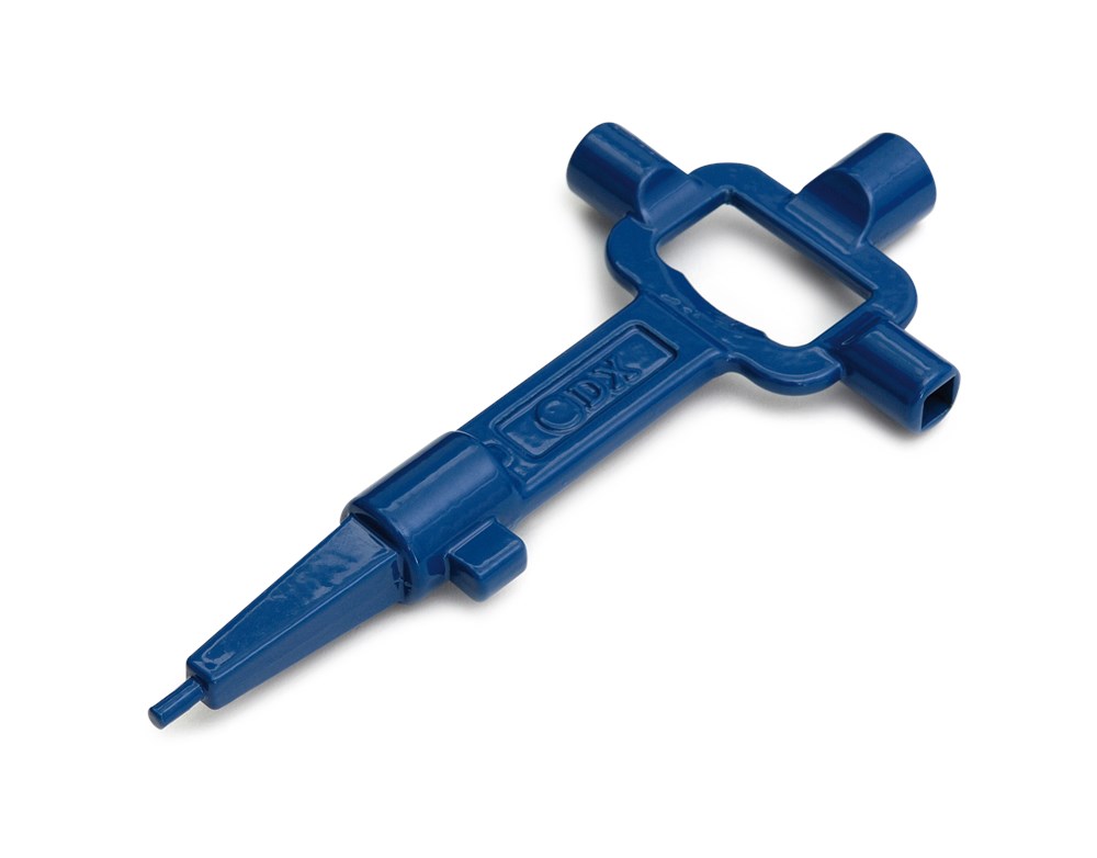 Bouwsleutel / universeel / DX / zamac, blauw