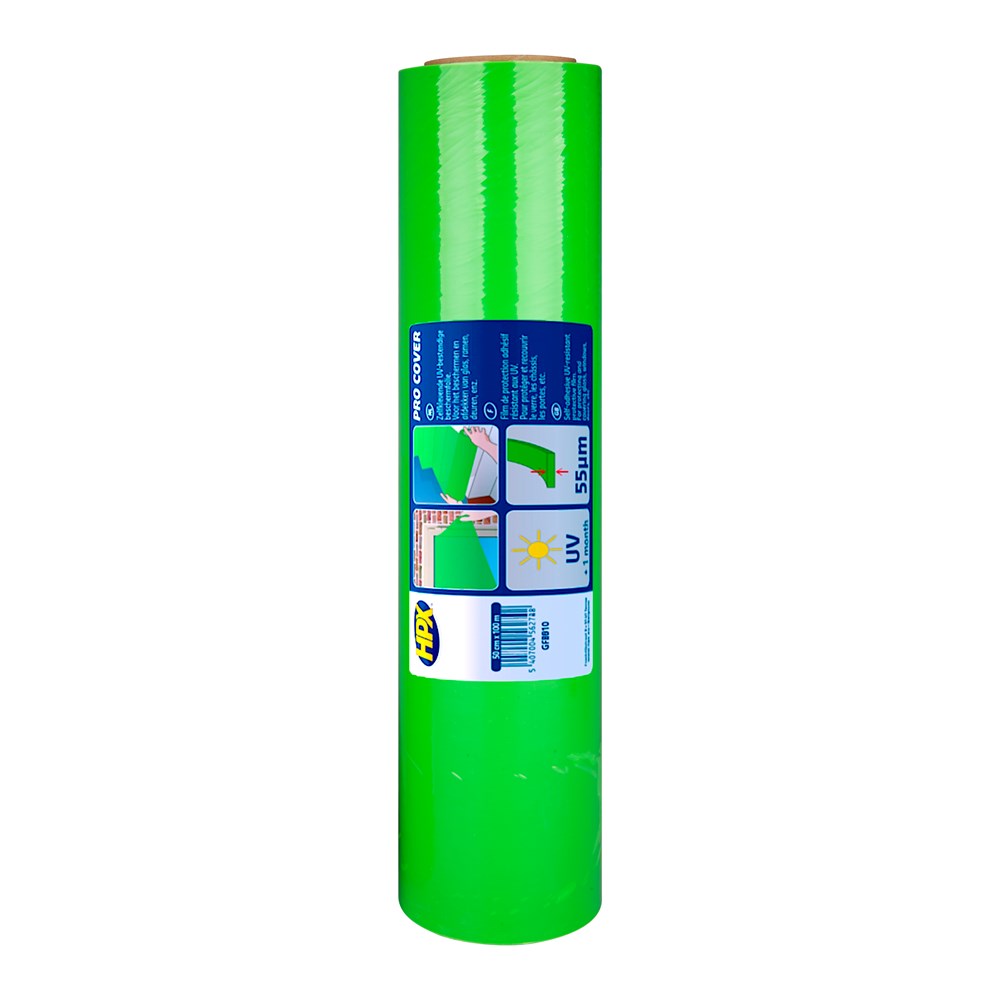 HPX Pro Cover beschermingsfolie - groen 50cm x 100m
