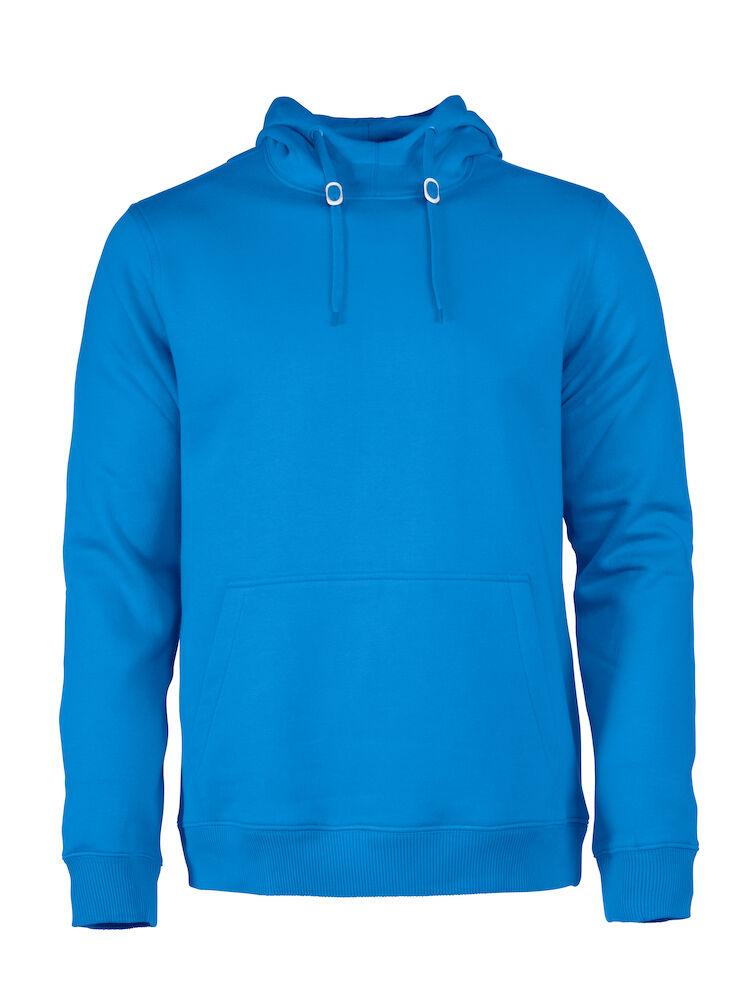 PRINTER fastpitch hooded sweater oceaanblauw