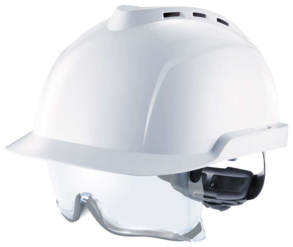 MSA geventileerde helm v-gard 930 met bril wit