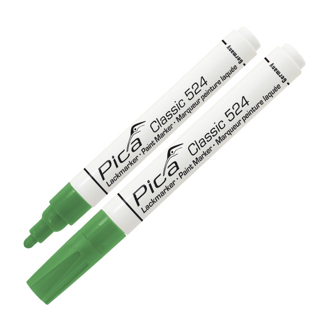 PICA 524/35 lak marker 2-4mm groen