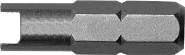 Bit 2-gats sleutelschroef 1/4"x25mm n°6