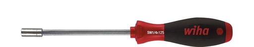 [WIH01475] WIHA 384 Schroevendraaier met bithouder SoftFinish magnetisch SW 1/4 x 125