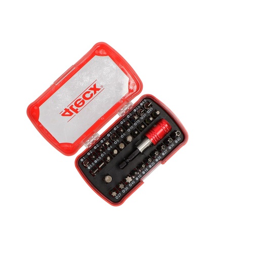 [4014001452] 4TECX Bitset 32-delig met kleurring en snelwisselhouder