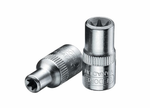 [GEDTX20E] GEDORE TX20 Dopsleutel 1/4 Torx Uitwendig