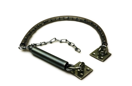 [DV 804B RVS] Stormketting met kettinghoes / standaard uitvoering / deuren 30 tot 40 kg / RVS