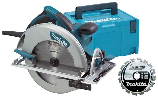 [5008MGJX] MAKITA 5008MGJX Cirkelzaag 210mm 1800W + MAKPAC