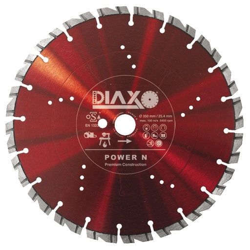 [DX 290351] PRODIAXO Diamantschijf POWER N - 350 x 25,4 mm - Premium Construction
