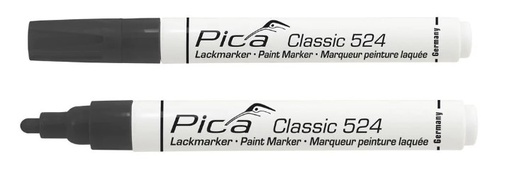 [3110039] PICA 524-46 lak marker 2-4mm zwart