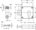 oplegslot voor europrofielcilinder - junie 7405