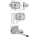 Lehmann Opzetslot met regelbare doorn 15-40mm