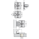 Lehmann Opzetslot met doorn 20mm