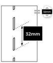 wandrail element dubbel sys 32 staal wit 140cm