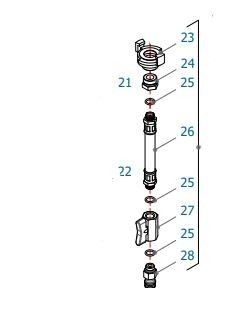 CARAT Waterkraanset compleet tbv A-2211/2212