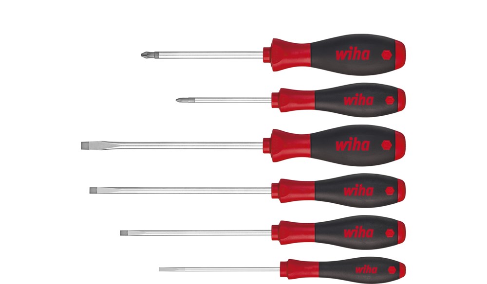 WIHA 302HK6SO Schroevendraaierset SoftFinish SL/PH 6-dlg (PROMO)