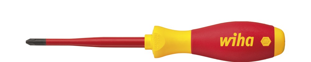 WIHA 3271 Schroevendraaier SoftFinish electric slimFix electric SL/PH1 x 80
