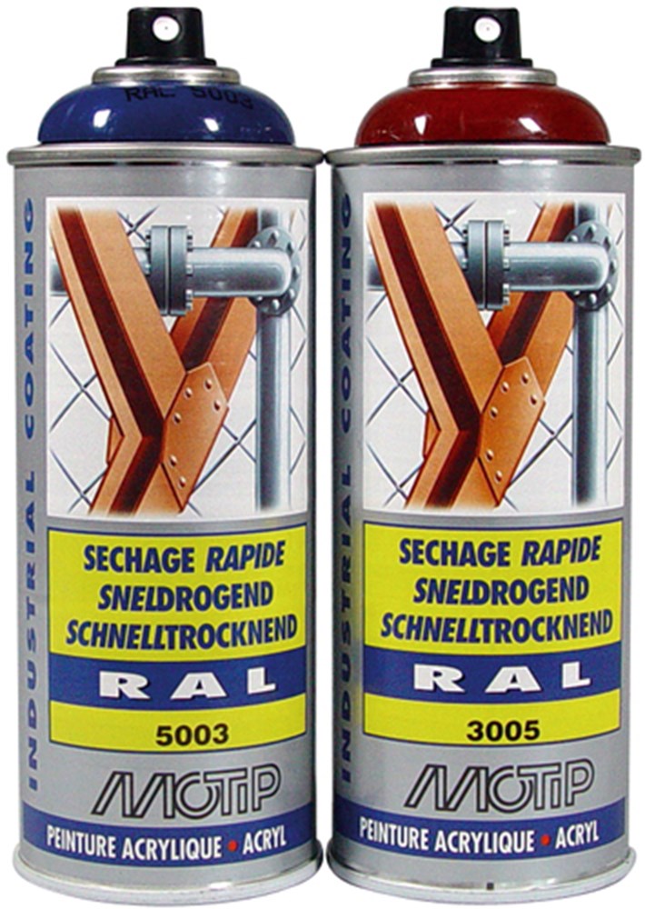 MOTIP Industrielak spuitbus 400ml ral 1018 zinkgeel