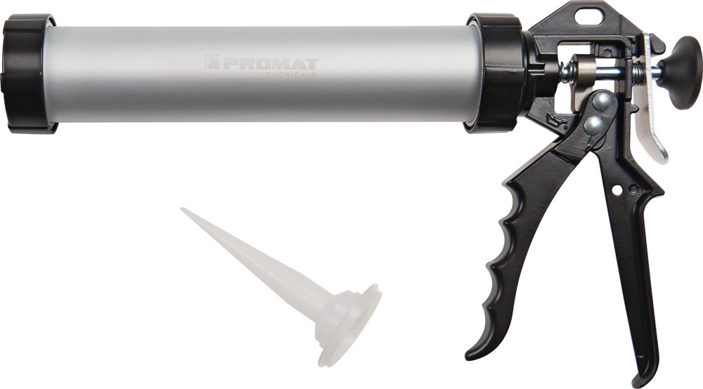 PROMAT Kitpistool professional gesloten v.310 ml patronen/zakken tot 400 ml