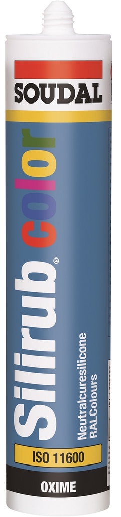 SOUDAL 310ml silirub color ral 7012 basalt-grijs