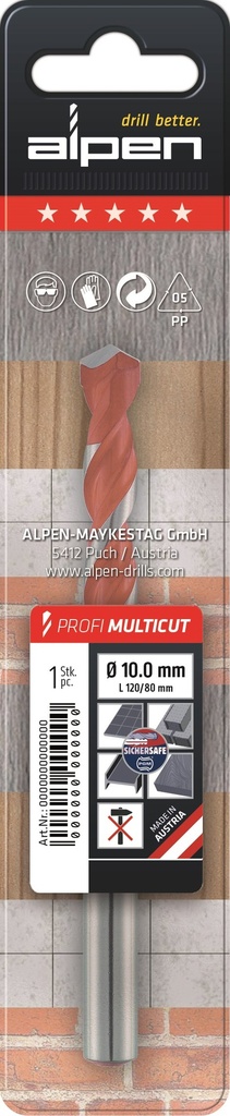 Alpen Profi Multicutboor