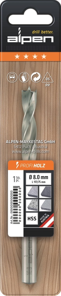 Alpen Profi houtboor