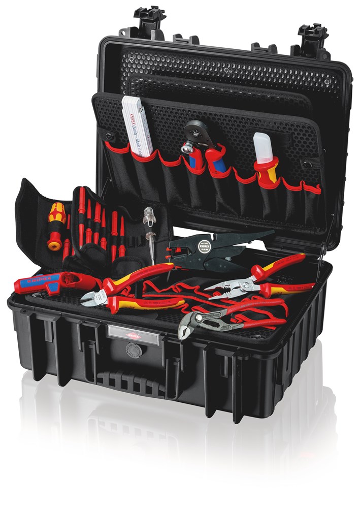 KNIPEX gereedschap koffer robust 23 elektro