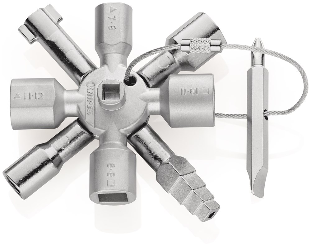 KNIPEX schakelkastsleutel"twinkey®"