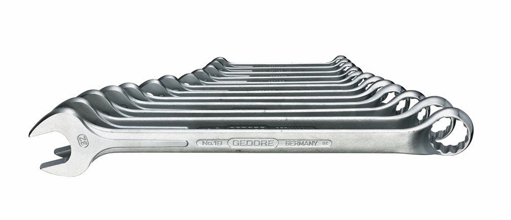 GEDORE 1 B 012 Ringsteeksleutelset 12-dlg. 10-32 MM
