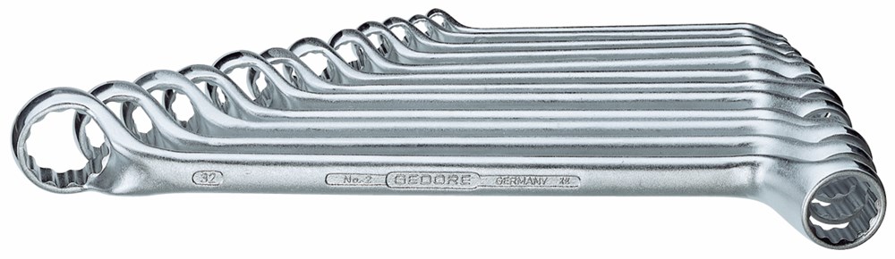 GEDORE 2 12 Ringsleutelset 12-dlg. 6-32 MM