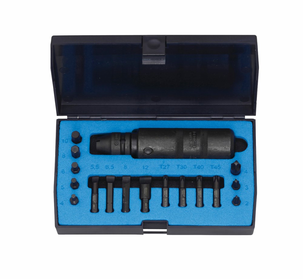 GEDORE K 1900-018 Slagschroevendraaierset 18 dlg