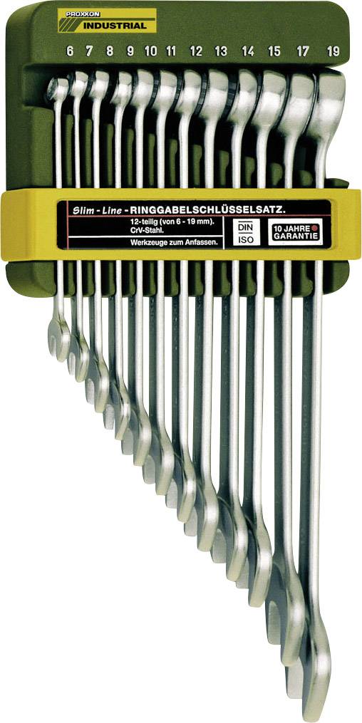 PROXXON SlimLine-ring-steeksleutelset 6 - 19 mm. (12-dlg.)