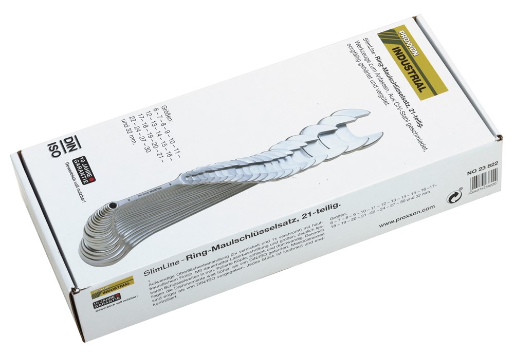PROXXON SlimLine-ring-steeksleutelset 6 - 32 mm (21-dlg.)