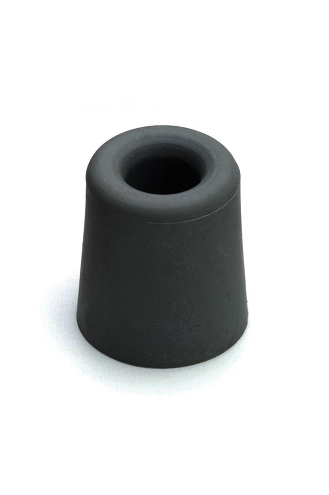 Deurbuffer Ø31x33mm rubber grijs