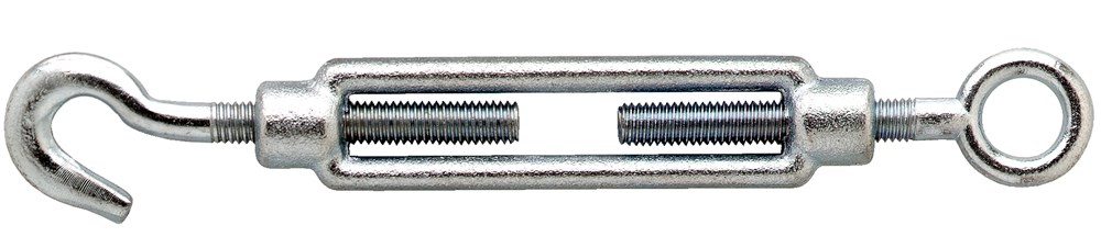 Spanschroef DIN 1480 / haak-oog / 22 mm / verzinkt