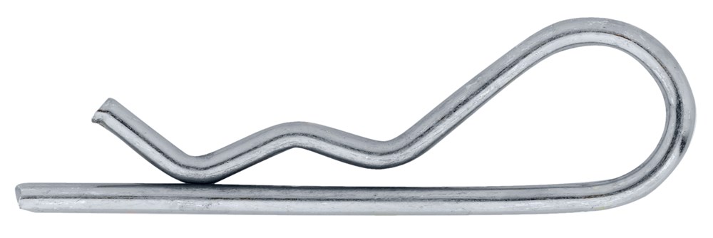 Borgveer enkel / 03 mm / verzinkt