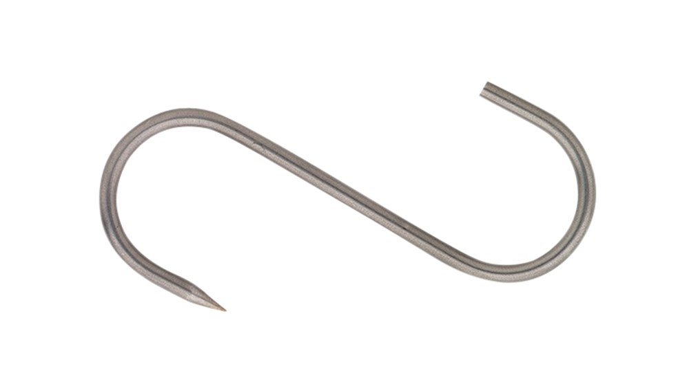 Vleeshaak / 3.9x080 mm / RVS AISI 304