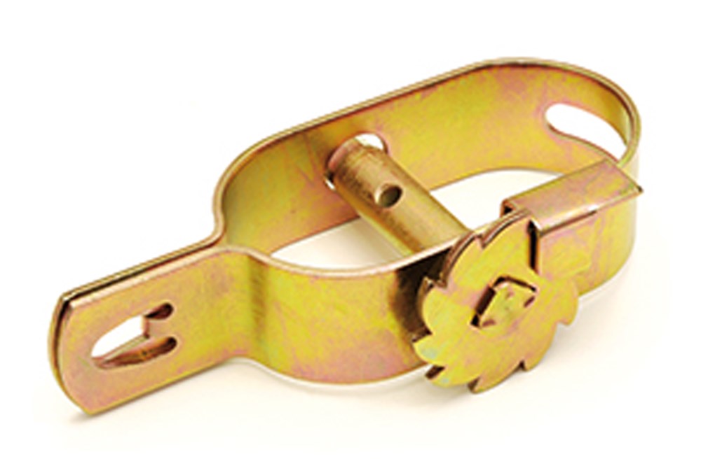 Draadspanner met kantwiel Nr 4 / 130 mm / geel gepassiveerd / per stuk gelabeld