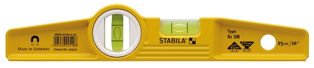 STABILA 81SM Waterpas magnetisch 25cm