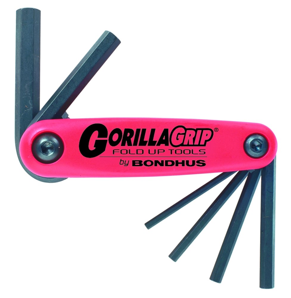 BONDHUS HF7MS Gorilla grip Inbussleutelset 1.5-6 MM