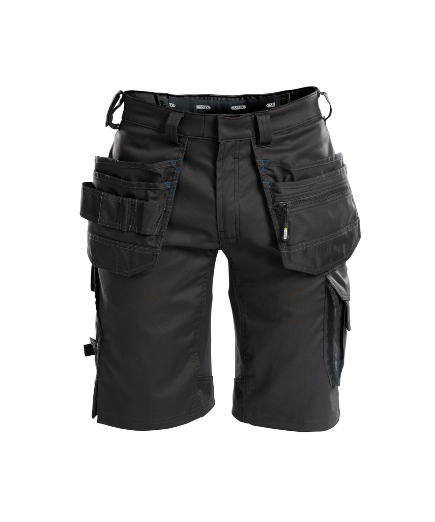 DASSY Trix Holsterzakkenshort met stretch zwart