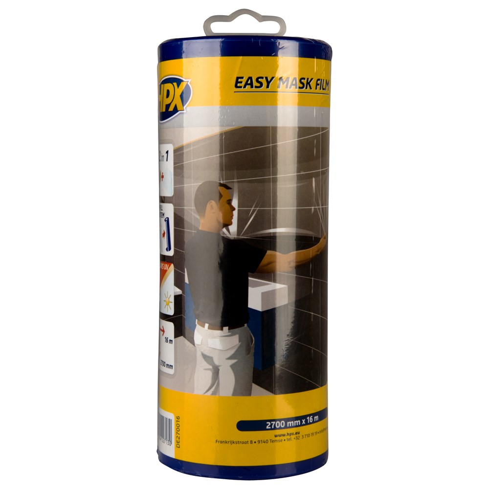 HPX Easy mask film crêpepapier 2700mm x 16m + dispenser
