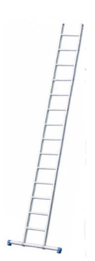 SOLIDE ARB Enkele ladder met rechte voet & balk
