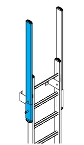 SOLIDE Brandladder uitschuifbare leuning