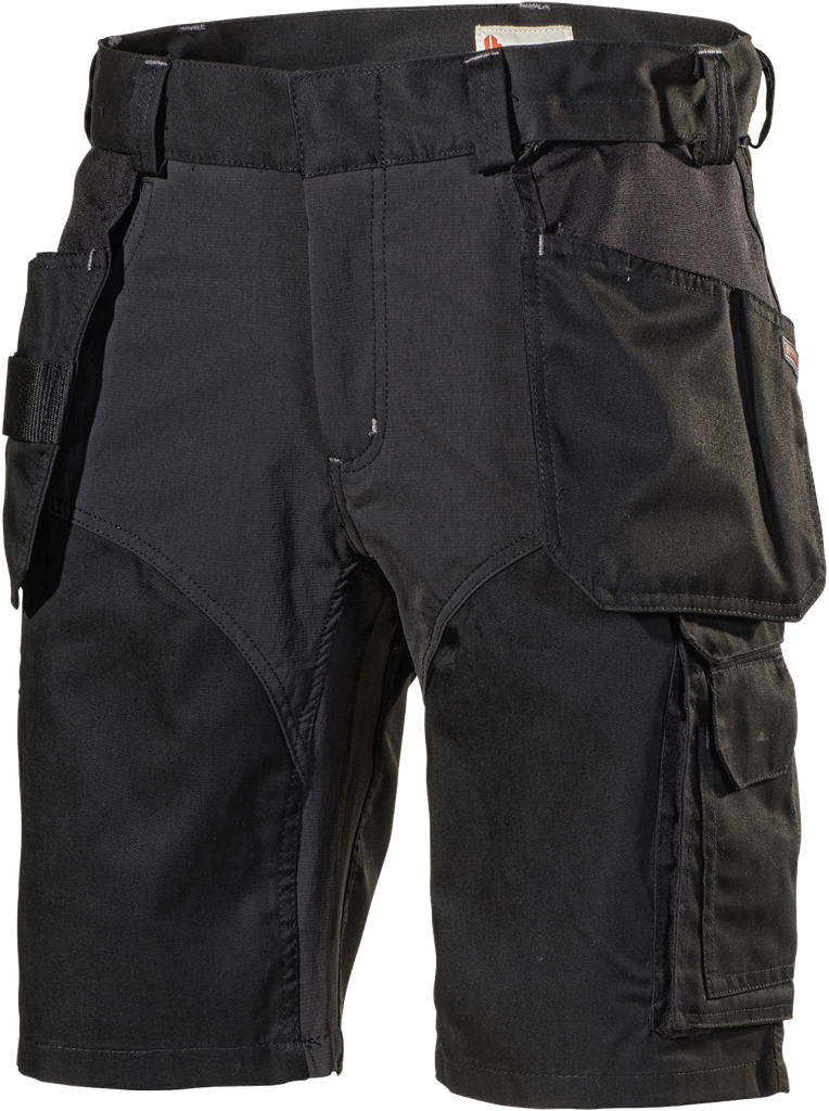 L.BRADOR 1844PB Aereo werkshorts met stretch zwart