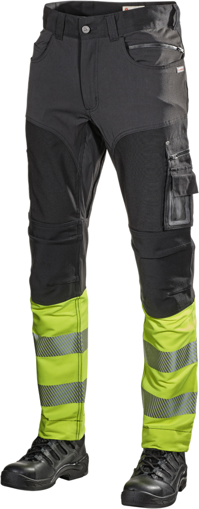 L.BRADOR 185PB Heavy werkbroek met stretch Hi-Vis