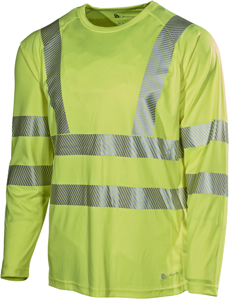 L.BRADOR 411P T-shirt Hi-Vis geel