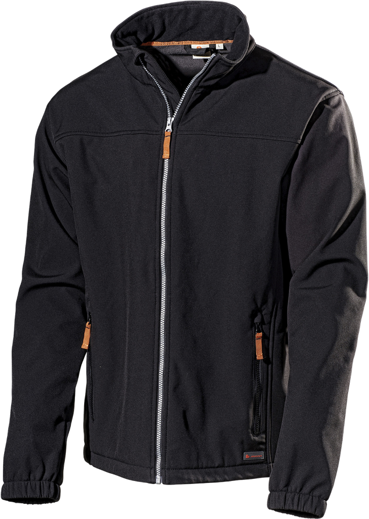 L.BRADOR 554P Softshell jacket zwart