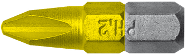 Philips-bit ZRN-gecoat, 1/4" x 25 mm