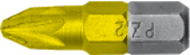 Pozidrive-bit ZRN-gecoat, 1/4" x 25 mm